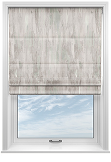 Waterfall, Greige - Twist&Fit Roman Blind